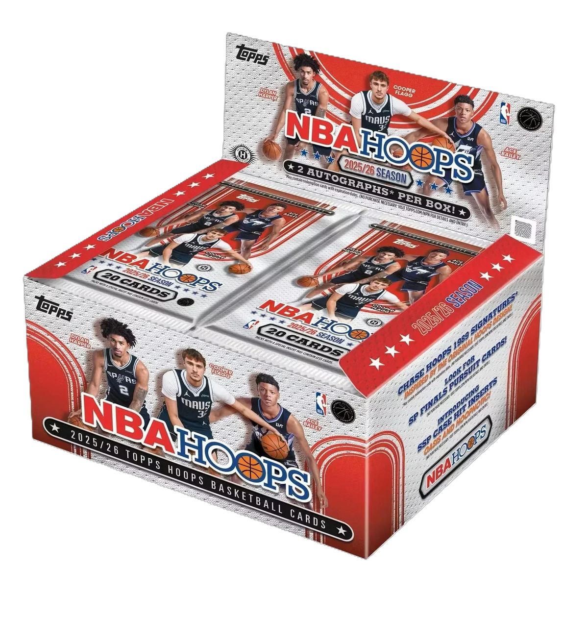 2025/26 Topps NBA Hoops Basketball Jumbo Box