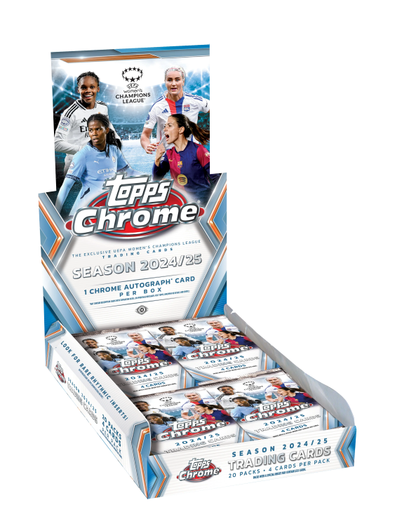 2024/25 Topps Chrome UEFA Women’s Champions League
 Soccer Hobby Box