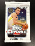 2024/25 Topps Chrome Basketball Hobby Pack