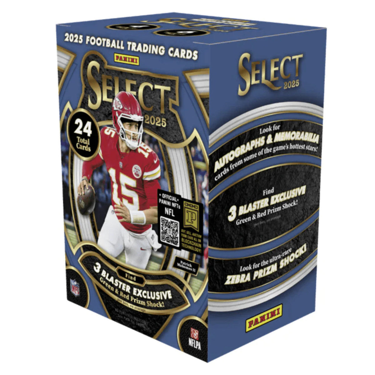 2025 Panini Select Football Hobby Blaster Box (Green & Red Prizm Shock)