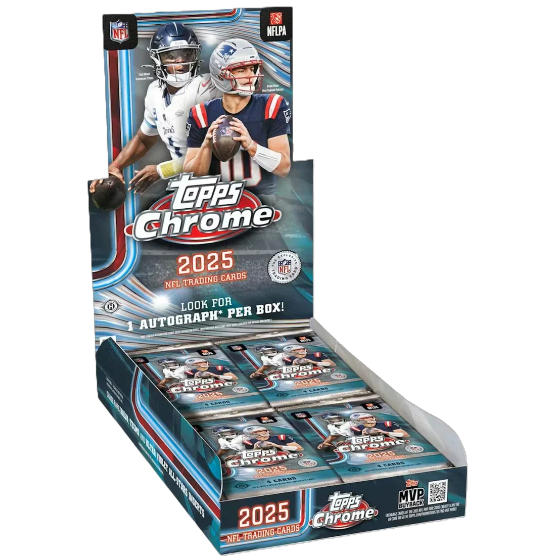 2025 Topps Chrome Football Hobby Pack