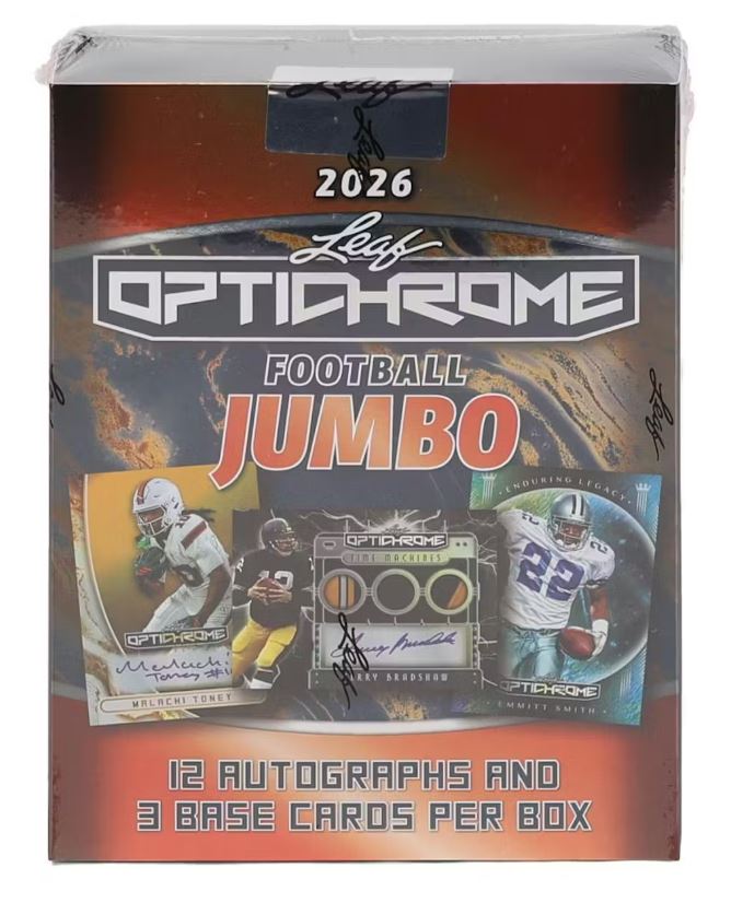 2026 Leaf Optichrome Football Jumbo Box