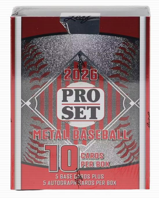 2026 Leaf Pro Set Metal Baseball Hobby Box