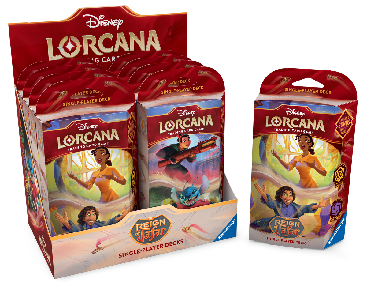 Lorcana: Reign of Jafar:  Starter Deck Display