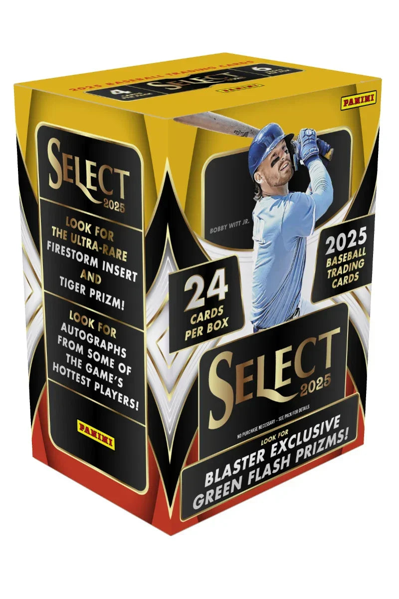2025 Panini Select Baseball Hobby Blaster 20 Box Case (Green Flash)